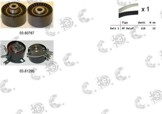 Autokit 04.5264 - Zobsiksnas komplekts adetalas.lv