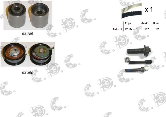 Autokit 04.5213 - Zobsiksnas komplekts adetalas.lv