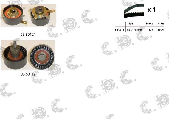 Autokit 04.5220 - Zobsiksnas komplekts adetalas.lv