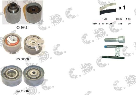 Autokit 04.5279 - Zobsiksnas komplekts adetalas.lv