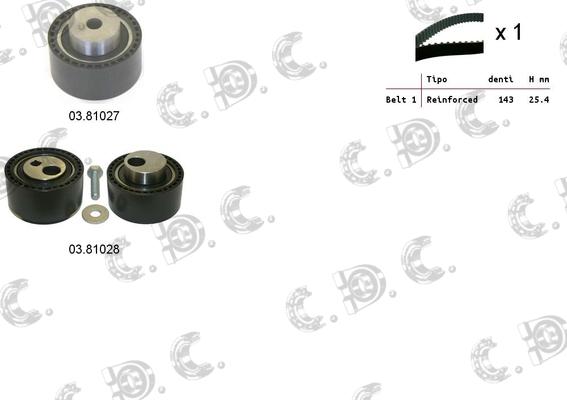 Autokit 04.5275 - Zobsiksnas komplekts adetalas.lv