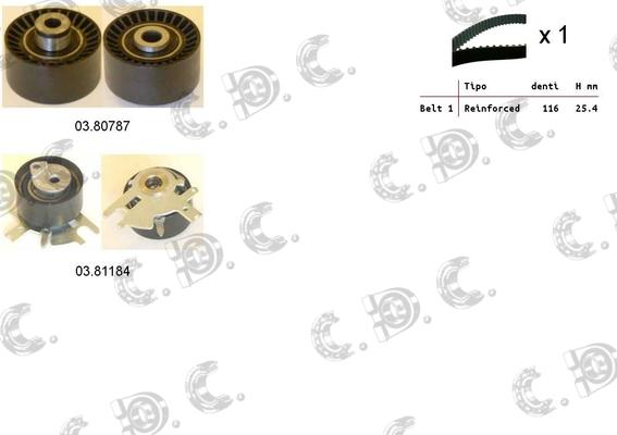 Autokit 04.5276 - Zobsiksnas komplekts adetalas.lv