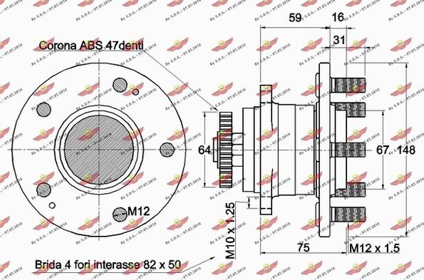 Autokit 01.98189 - Riteņa rumbas gultņa komplekts adetalas.lv