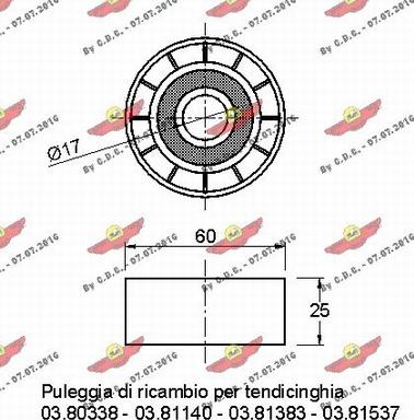 Autokit 03.80602 - Parazīt / Vadrullītis, Ķīļrievu siksna adetalas.lv