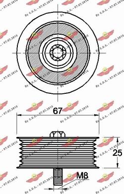 Autokit 03.81782 - Parazīt / Vadrullītis, Ķīļrievu siksna adetalas.lv