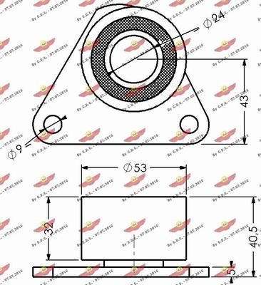 Autokit 03.291 - Spriegotājrullītis, Gāzu sadales mehānisma piedziņas siksna adetalas.lv