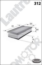 Automotor France LAT137 - Gaisa filtrs adetalas.lv
