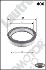 Automotor France LAT127 - Gaisa filtrs adetalas.lv