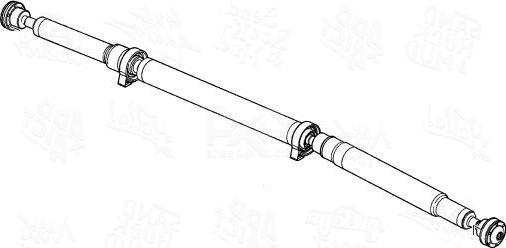 AUTO-SPEED PARTS 39500C0332 - Kardānvārpsta, Galvenais pārvads adetalas.lv