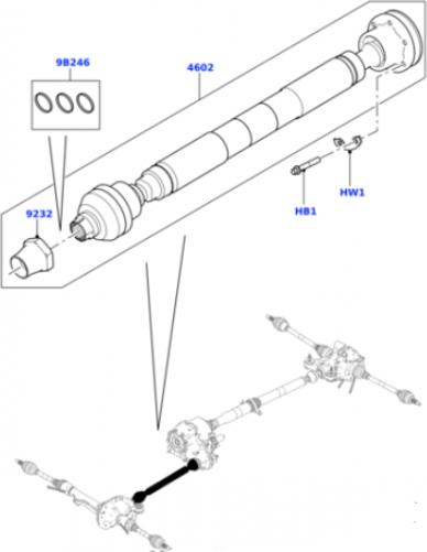 AUTO-SPEED PARTS 3950LR1023 - Kardānvārpsta, Galvenais pārvads adetalas.lv