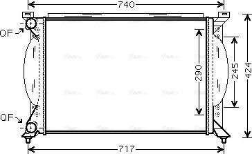 Ava Quality Cooling AI 2195 - Radiators, Motora dzesēšanas sistēma adetalas.lv