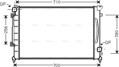 Ava Quality Cooling AI 2139 - Radiators, Motora dzesēšanas sistēma adetalas.lv