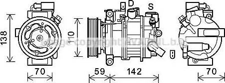 Ava Quality Cooling AIK402 - Kompresors, Gaisa kond. sistēma adetalas.lv