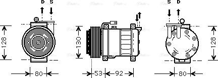 Ava Quality Cooling ALAK009 - Kompresors, Gaisa kond. sistēma adetalas.lv