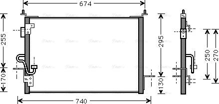 Ava Quality Cooling AU 5143 - Kondensators, Gaisa kond. sistēma adetalas.lv