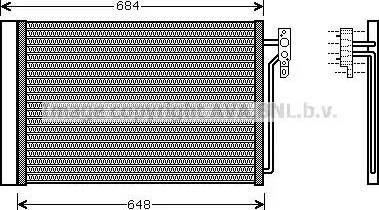 Ava Quality Cooling AU 5182 - Kondensators, Gaisa kond. sistēma adetalas.lv