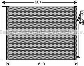 Ava Quality Cooling AU5211D - Kondensators, Gaisa kond. sistēma adetalas.lv