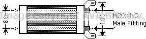 Ava Quality Cooling AU 3194 - Eļļas radiators, Motoreļļa adetalas.lv