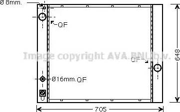 Ava Quality Cooling AU 2166 - Radiators, Motora dzesēšanas sistēma adetalas.lv