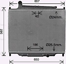 Ava Quality Cooling AU2344 - Radiators, Motora dzesēšanas sistēma adetalas.lv