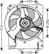 Ava Quality Cooling AU 7501 - Ventilators, Motora dzesēšanas sistēma adetalas.lv