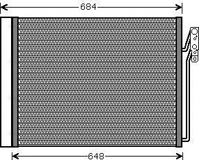 Ava Quality Cooling AUA5211D - Kondensators, Gaisa kond. sistēma adetalas.lv