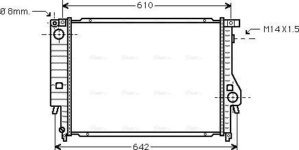 Ava Quality Cooling BW 2047 - Radiators, Motora dzesēšanas sistēma adetalas.lv