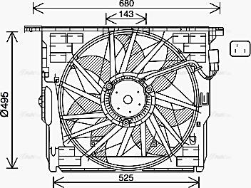 Ava Quality Cooling BW7564 - Ventilators, Motora dzesēšanas sistēma adetalas.lv