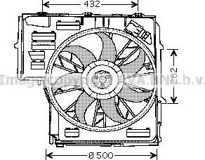 Ava Quality Cooling BW 7505 - Ventilators, Motora dzesēšanas sistēma adetalas.lv