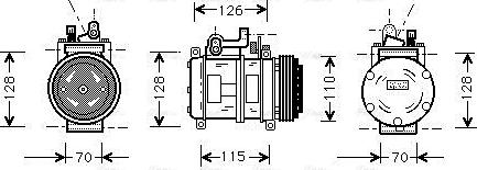 Ava Quality Cooling BWAK227 - Kompresors, Gaisa kond. sistēma adetalas.lv