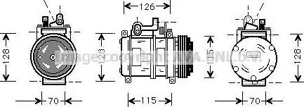 Ava Quality Cooling BW K227 - Kompresors, Gaisa kond. sistēma adetalas.lv