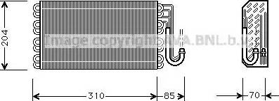 Ava Quality Cooling BW V025 - Iztvaikotājs, Gaisa kondicionēšanas sistēma adetalas.lv