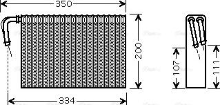 Ava Quality Cooling BW V305 - Iztvaikotājs, Gaisa kondicionēšanas sistēma adetalas.lv