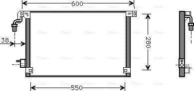 Ava Quality Cooling CN 5172 - Kondensators, Gaisa kond. sistēma adetalas.lv