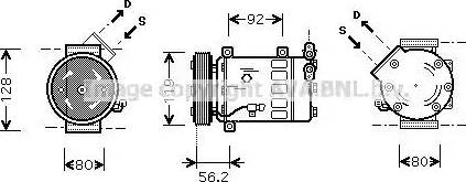 Ava Quality Cooling CNAK061 - Kompresors, Gaisa kond. sistēma adetalas.lv