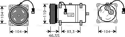 Ava Quality Cooling CNAK161 - Kompresors, Gaisa kond. sistēma adetalas.lv