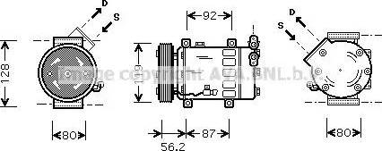 Ava Quality Cooling CN K214 - Kompresors, Gaisa kond. sistēma adetalas.lv