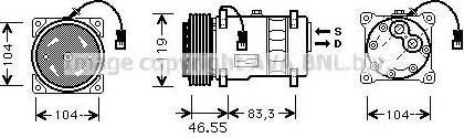 Ava Quality Cooling CN K019 - Kompresors, Gaisa kond. sistēma adetalas.lv