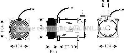 Ava Quality Cooling CN K030 - Kompresors, Gaisa kond. sistēma adetalas.lv