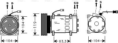 Ava Quality Cooling CN K179 - Kompresors, Gaisa kond. sistēma adetalas.lv