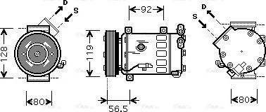 Ava Quality Cooling CN K242 - Kompresors, Gaisa kond. sistēma adetalas.lv