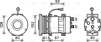 Ava Quality Cooling CPAK011 - Kompresors, Gaisa kond. sistēma adetalas.lv