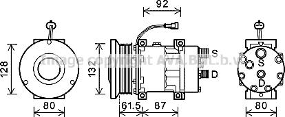 Ava Quality Cooling CPK011 - Kompresors, Gaisa kond. sistēma adetalas.lv