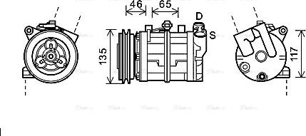 Ava Quality Cooling DNK341 - Kompresors, Gaisa kond. sistēma adetalas.lv