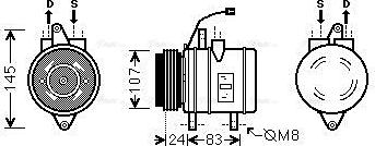 Ava Quality Cooling DWAK096 - Kompresors, Gaisa kond. sistēma adetalas.lv