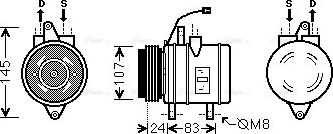 Ava Quality Cooling DW K096 - Kompresors, Gaisa kond. sistēma adetalas.lv