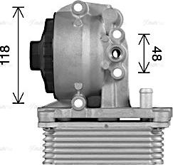 Ava Quality Cooling FD3623H - Eļļas radiators, Motoreļļa adetalas.lv