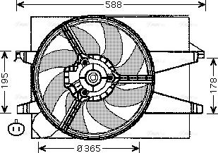 Ava Quality Cooling FD 7541 - Ventilators, Motora dzesēšanas sistēma adetalas.lv