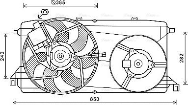 Ava Quality Cooling FD7580 - Ventilators, Motora dzesēšanas sistēma adetalas.lv