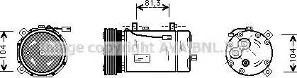 Ava Quality Cooling FD K267 - Kompresors, Gaisa kond. sistēma adetalas.lv